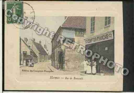 Ville de HERMES Carte postale ancienne