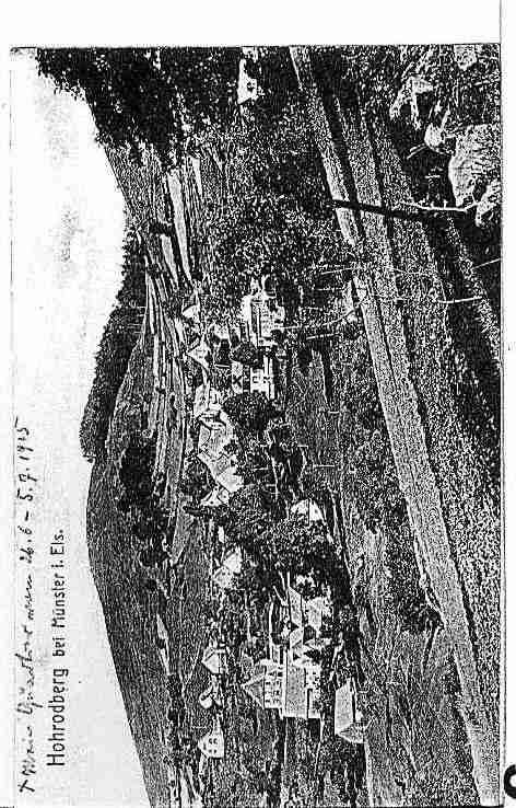 Ville de HOHROD Carte postale ancienne