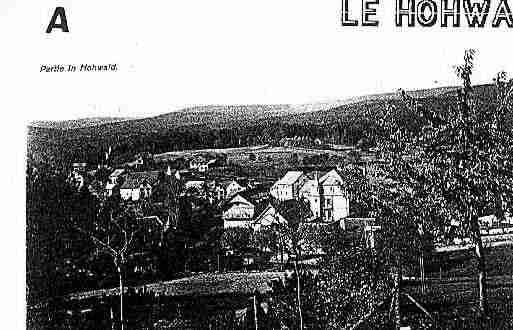 Ville de HOHWALD(LE) Carte postale ancienne