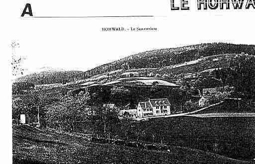 Ville de HOHWALD(LE) Carte postale ancienne