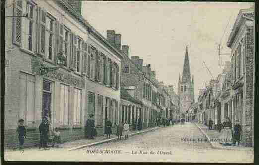 Ville de HONDSCHOOTE Carte postale ancienne