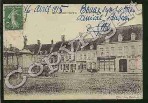 Ville de HONDSCHOOTE Carte postale ancienne