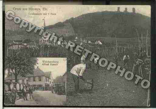 Ville de HUSSERENLESCHATEAUX Carte postale ancienne