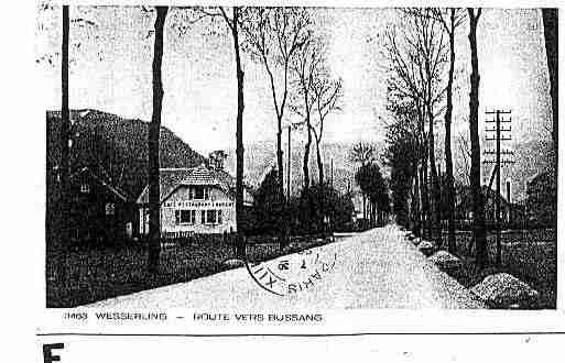 Ville de HUSSERENWESSERLING Carte postale ancienne