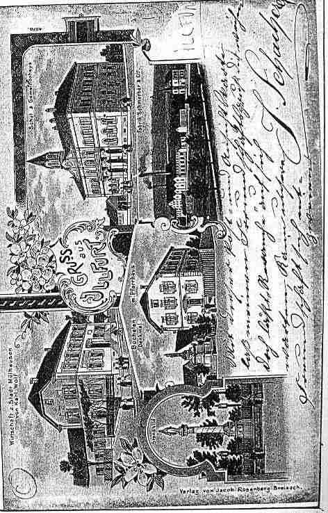 Ville de ILLFURTH Carte postale ancienne