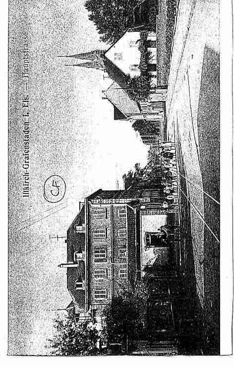 Ville de ILLKIRCHGRAFFENSTADEN Carte postale ancienne