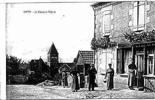 Ville de IMPHY Carte postale ancienne
