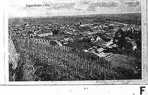 Ville de INGERSHEIM Carte postale ancienne