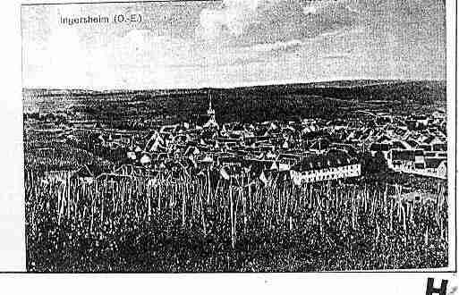 Ville de INGERSHEIM Carte postale ancienne