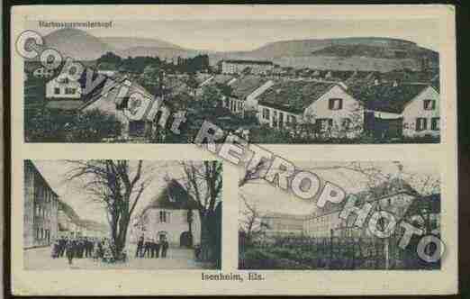 Ville de ISSENHEIM Carte postale ancienne