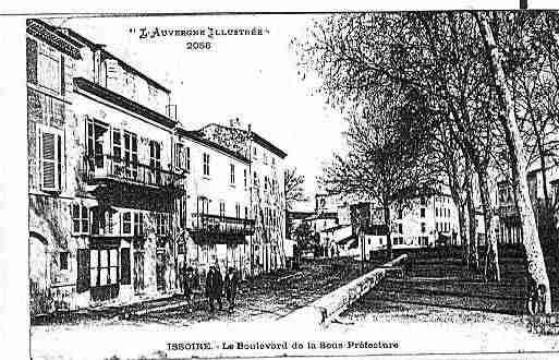 Ville de ISSOIRE Carte postale ancienne