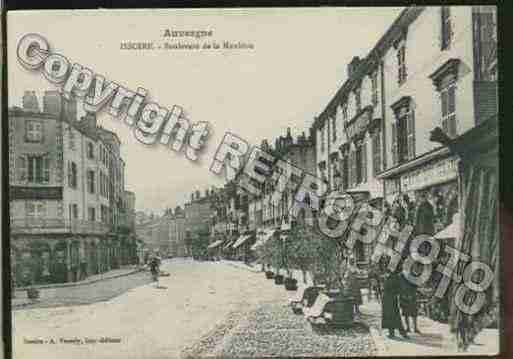 Ville de ISSOIRE Carte postale ancienne