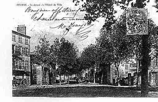 Ville de ISSOIRE Carte postale ancienne