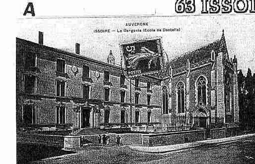 Ville de ISSOIRE Carte postale ancienne