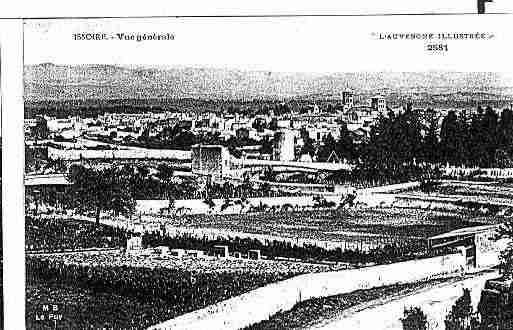 Ville de ISSOIRE Carte postale ancienne