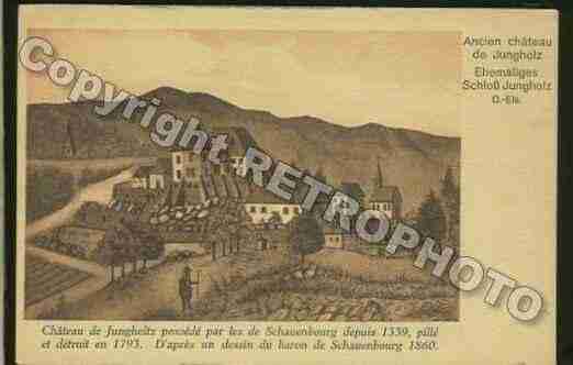 Ville de JUNGHOLTZ Carte postale ancienne