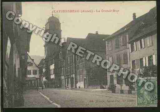 Ville de KAYSERSBERG Carte postale ancienne