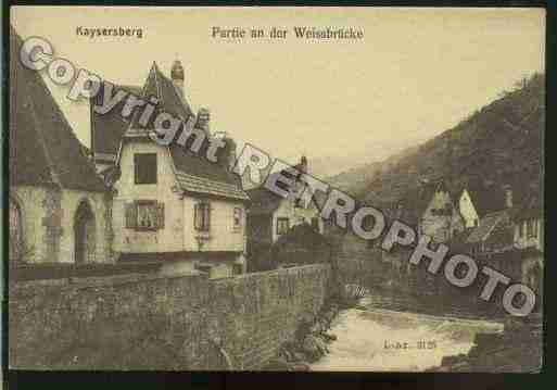 Ville de KAYSERSBERG Carte postale ancienne