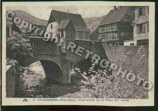 Ville de KAYSERSBERG Carte postale ancienne