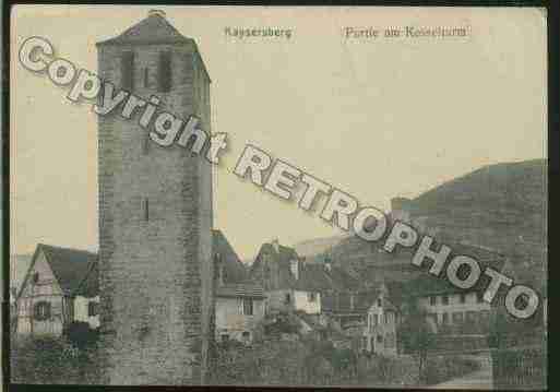 Ville de KAYSERSBERG Carte postale ancienne