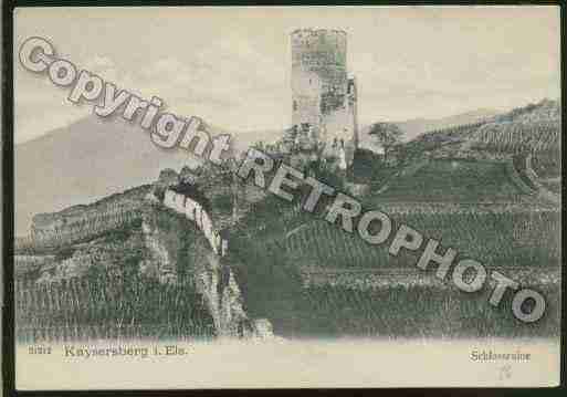 Ville de KAYSERSBERG Carte postale ancienne