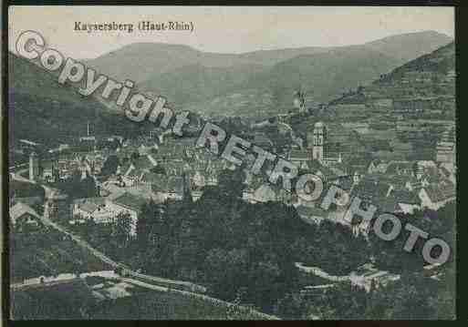 Ville de KAYSERSBERG Carte postale ancienne