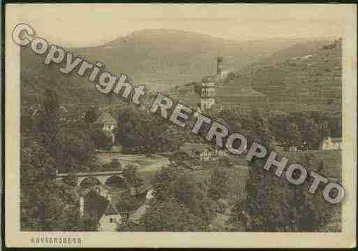 Ville de KAYSERSBERG Carte postale ancienne