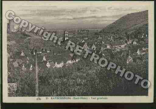 Ville de KAYSERSBERG Carte postale ancienne