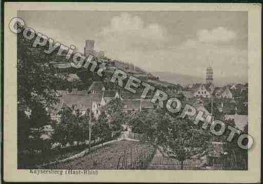 Ville de KAYSERSBERG Carte postale ancienne