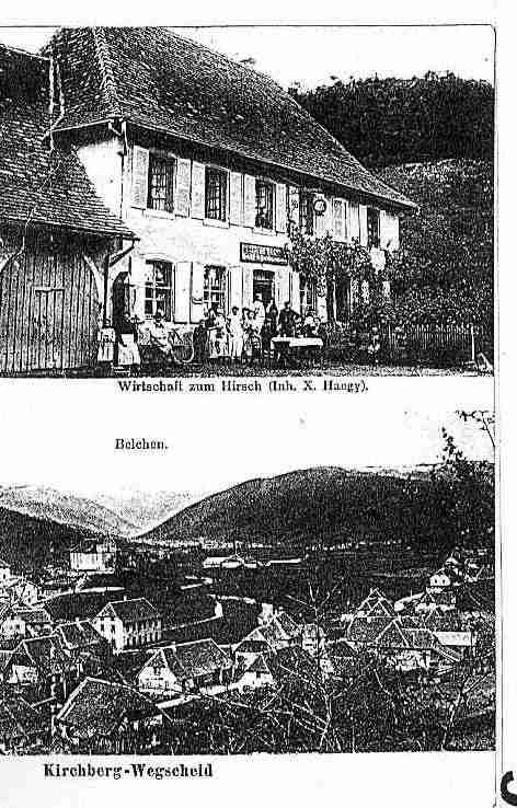 Ville de KIRCHBERG Carte postale ancienne