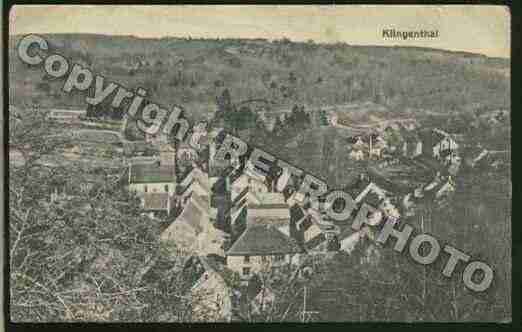 Ville de KLINGENTHAL Carte postale ancienne