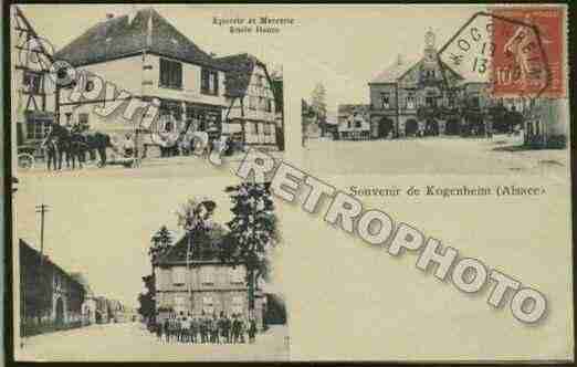 Ville de KOGENHEIM Carte postale ancienne