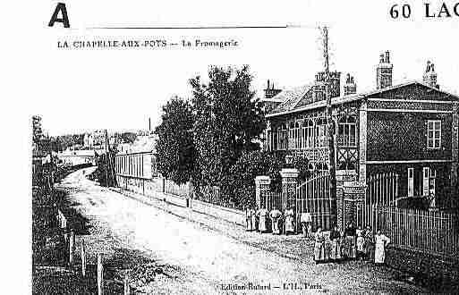 Ville de LACHAPELLEAUXPOTS Carte postale ancienne