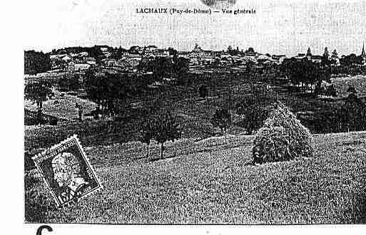 Ville de LACHAUX Carte postale ancienne