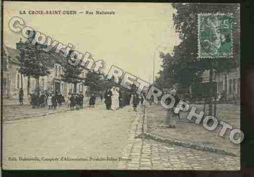 Ville de LACROIXSAINTOUEN Carte postale ancienne