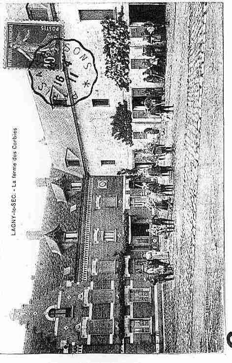 Ville de LAGNYLESEC Carte postale ancienne Ville de LAGNYLESEC Carte postale ancienne