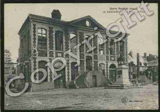 Ville de LANDRECIES Carte postale ancienne