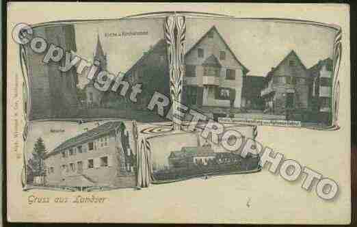 Ville de LANDSER Carte postale ancienne