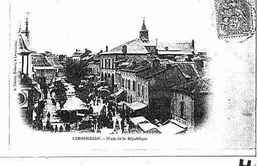 Ville de LANNEMEZAN Carte postale ancienne