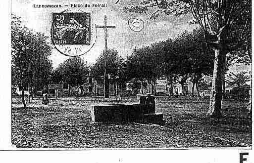 Ville de LANNEMEZAN Carte postale ancienne