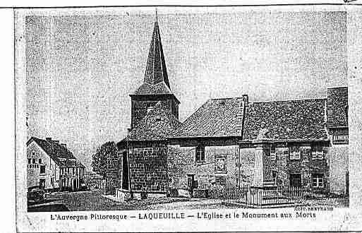 Ville de LAQUEUILLE Carte postale ancienne