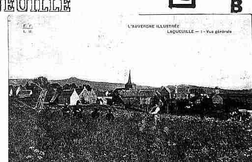 Ville de LAQUEUILLE Carte postale ancienne