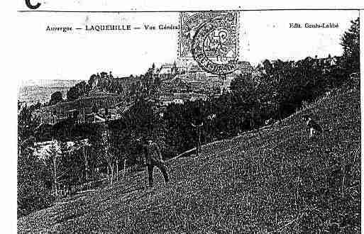 Ville de LAQUEUILLE Carte postale ancienne