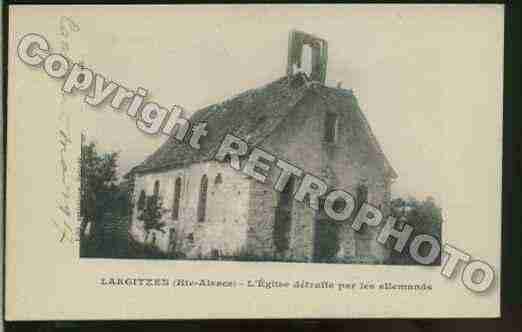 Ville de LARGITZEN Carte postale ancienne