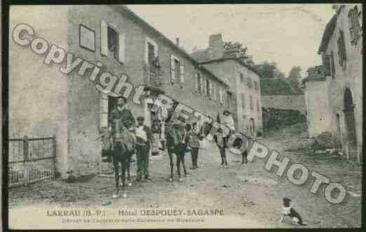 Ville de LARRAU Carte postale ancienne