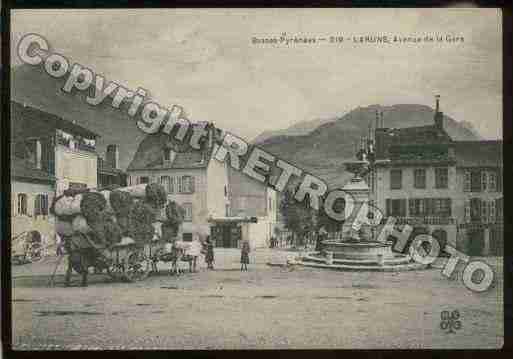 Ville de LARUNS Carte postale ancienne