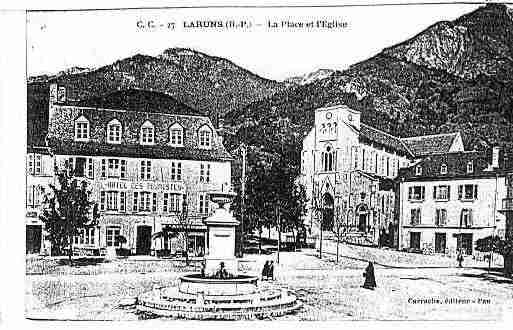 Ville de LARUNS Carte postale ancienne