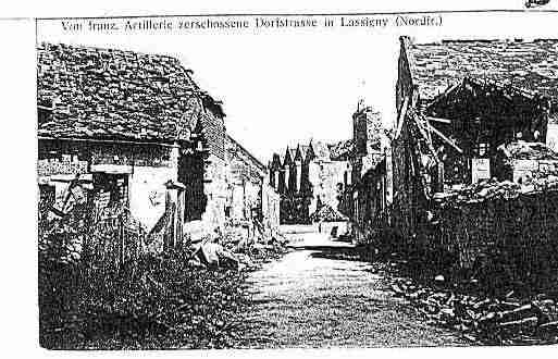 Ville de LASSIGNY Carte postale ancienne