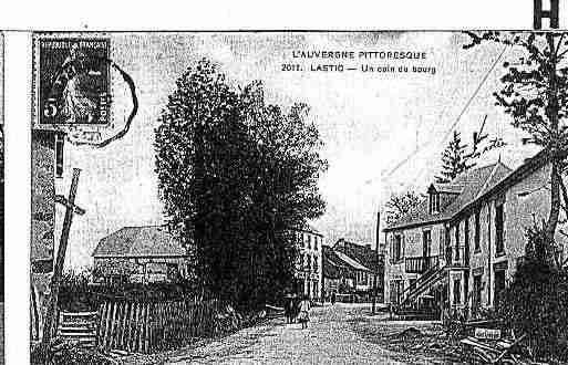 Ville de LASTIC Carte postale ancienne