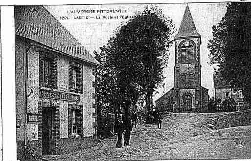 Ville de LASTIC Carte postale ancienne